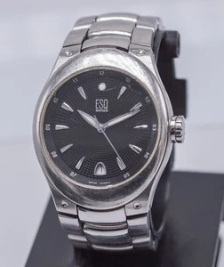 ESQ By Movado E5263 Men's Swiss Quartz 36mm Steel Bracelet Watch - Picture 1 of 9