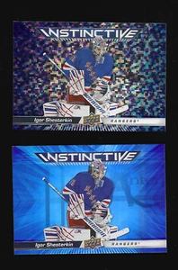 BOTH! IGOR SHESTERKIN INSERTS 2023-24 UPPER DECK 2 INSTINCTIVE SPARKLE & BASE - Picture 1 of 2