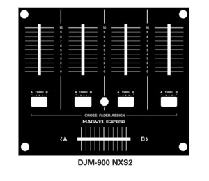 Nueva película protectora de panel Fader para Pioneer DJM-900 NEXUS SRT NXS2 - Imagen 1 de 10