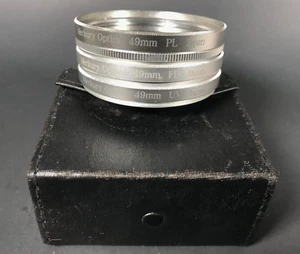 Merkury Optics 49mm UV FD PL Camera Lens Filters Made In Japan - Picture 1 of 7