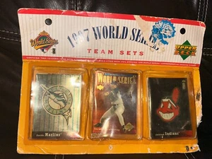 1997 Upper Deck World Series Team Sets Unopened-Marlins & Indians - Picture 1 of 2