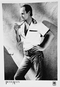 Peter Allen 9"x12" Vertical Photo A&M Records 1981 - Picture 1 of 1