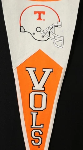 40" UT Tennessee Volunteers Vols Football Wool Embroidered stitched Pennant flag Cover