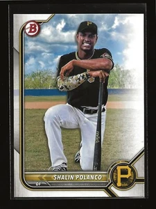 SHALIN POLANCO 2022 Bowman Prospects Base Card Pittsburgh Pirates (#BP-145) - Picture 1 of 2