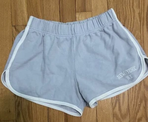 Brandy Melville Lisette Shorts Womens Lilac Lavendar White Piping New York Sm OS - Picture 1 of 11
