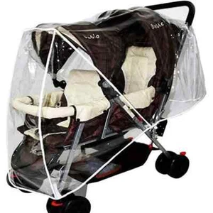 Super Habillage Universel Pluie pour Poussette de Double Non-Toxique et Durable - Photo 1/4