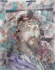 ORIGINAL Jesus Watercolor painting 