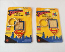 Superman Keychain Stamp Collectibles USPS Commemorative Key Chain New  1998 x 2