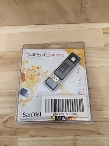 SANSA EXPRESS SanDisk 2 GB USB MP3 Player, FM Tuner, Recorder, Micro SD 2gb NOS - Picture 1 of 8