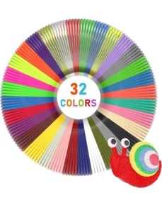 32 Farben 3D Stift PLA Filament Minen, jede Farbe 16,4 Fuß, 1,75 mm Packung  - Bild 1 von 7