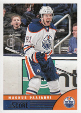 2013-14 Score Oilers Hockey Card #198 Magnus Paajarvi