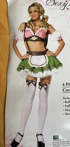 Sexy Heidi Ho Costume  by Leg Avenue Oktoberfest Halloween Beer Girl Wench M/L - Picture 1 of 3