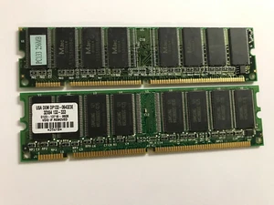 512MB 2 x 256MB PC133 SDRAM 168 pin Non ECC DIMM Desktop Memory HIGH DENSITY RAM - Picture 1 of 2