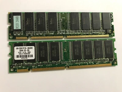 512MB 2 x 256MB PC133 SDRAM 168 pin Non ECC DIMM Desktop Memory HIGH DENSITY RAM - Image 1 of 2
