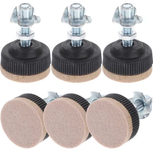 6 Stück Filz Möbel Nivelliermaschine verstellbar Nivellierbeine Möbel Nivellierfüße - Bild 1 von 12