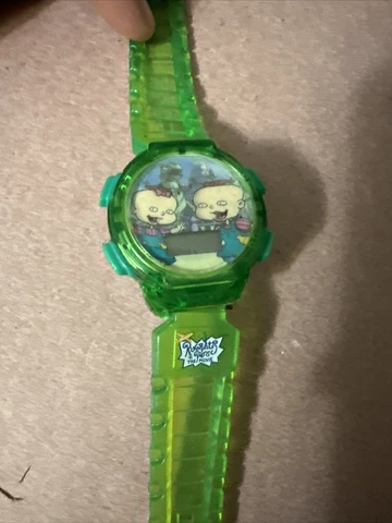 Rugrats in Paris the Movie Phil & Lil Watch Burger King 2000 NOS - Needs Battery Cover