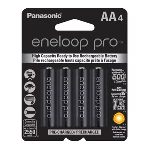 Panasonic BK-3HCCA4BA Eneloop Pro AA High Capacity Ni MH Rechargeable Batteries - Picture 1 of 1