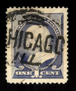 PF BEWERTET CERT - 90J - #212 1c Franklin - gebraucht - XF - Bild 1 von 2