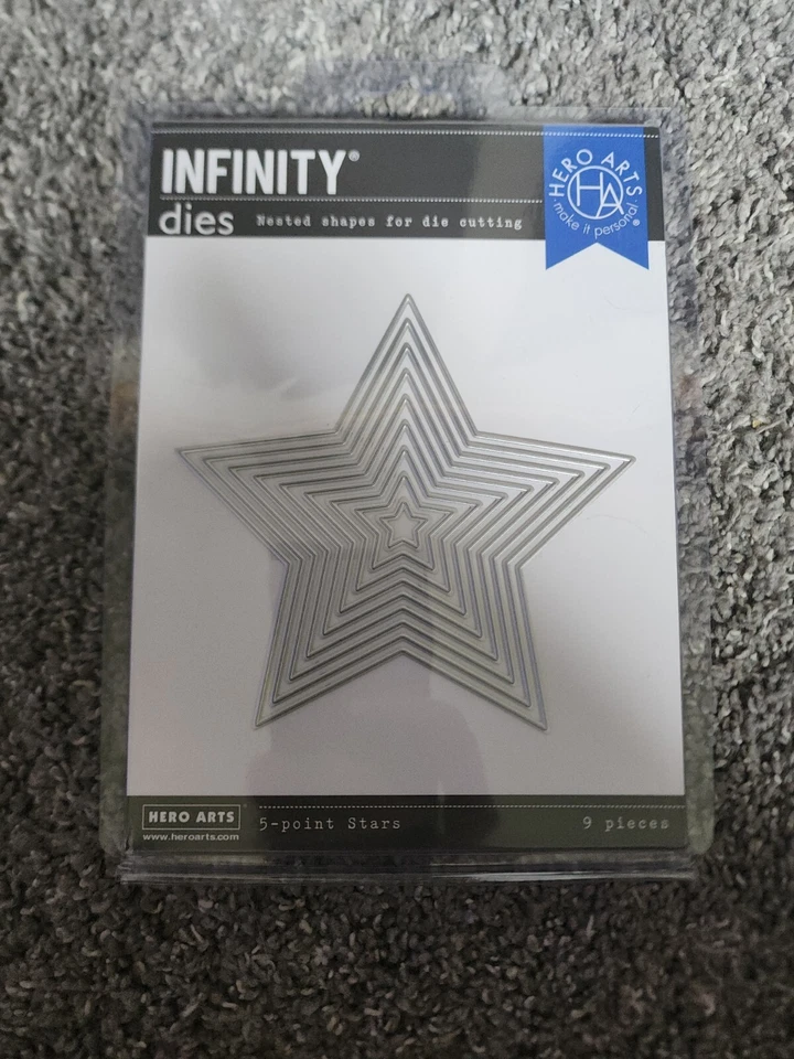 Hero Arts 5-Point Stars Infinity Dies DI821 - Image 1 of 1