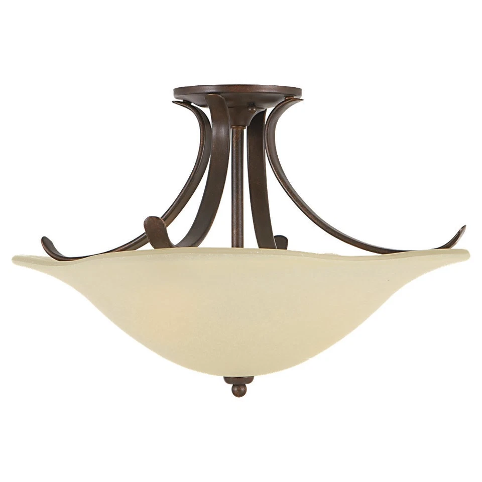 Feiss SF214GBZ Colección Morningside Montaje Semi Al ras en Bronce Griego Foto 1 de 1