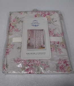 Rachel Ashwell Simply Shabby Chic BLUSH BEAUTY Rosa Rosen Blumen Duschvorhang - Bild 1 von 20