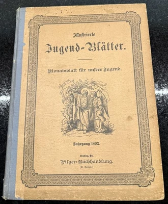 Jugend Blatter 1893.  German illustrated bound magazine collection. Foto 1 de 3