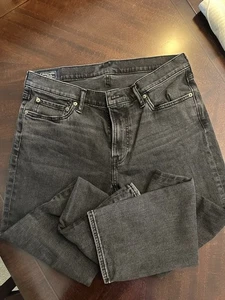Abercrombie & Fitch Jeans Mens 32x32  Black Rustin Athletic Skinny Stretch Denim - Picture 1 of 2