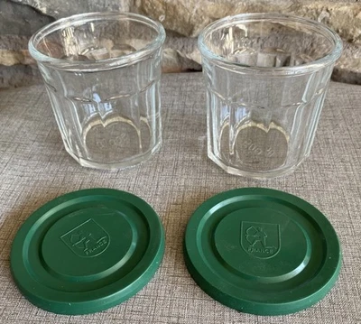 Luminarc 500 Vasos 10 Paneles Francia Tapa Verde Lote Dos Foto 1 de 4