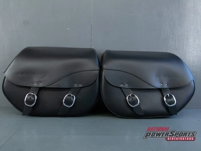 2007 - 2017 GENUINE HARLEY DAVIDSON FLSTF FAT BOY QUICK DETACH SADDLEBAGS - Imagem 1 de 4