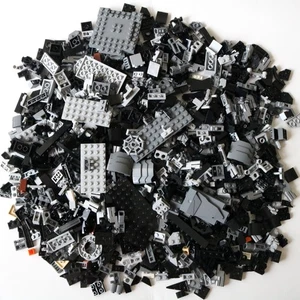 Lego grau schwarz Steine Stck. Stücke Konvolut gemischt Restposten sehr guter Zustand Star Wars Lot 2 - Bild 1 von 5