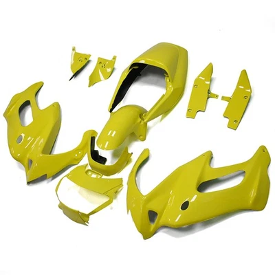 Yellow Fairings For 1997-2005 VTR1000F Super Hawk 1000 Honda Plastics Bodywork — 第 1/4 张图片