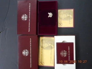 1993 Thomas Jefferson 250 anniversary Silver $1 - Silver proof and mint - Picture 1 of 6