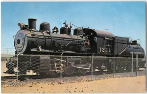 Engine #1221 Southern Pacific Railroad Deming, NM 1950s Vintage Postcard - Picture 1 of 2
