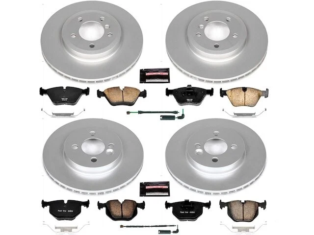 Kit de pastillas de freno y rotor delanteras y traseras para BMW 330xi 2002 2003 2001-2005 FV364VK Foto 1 de 1