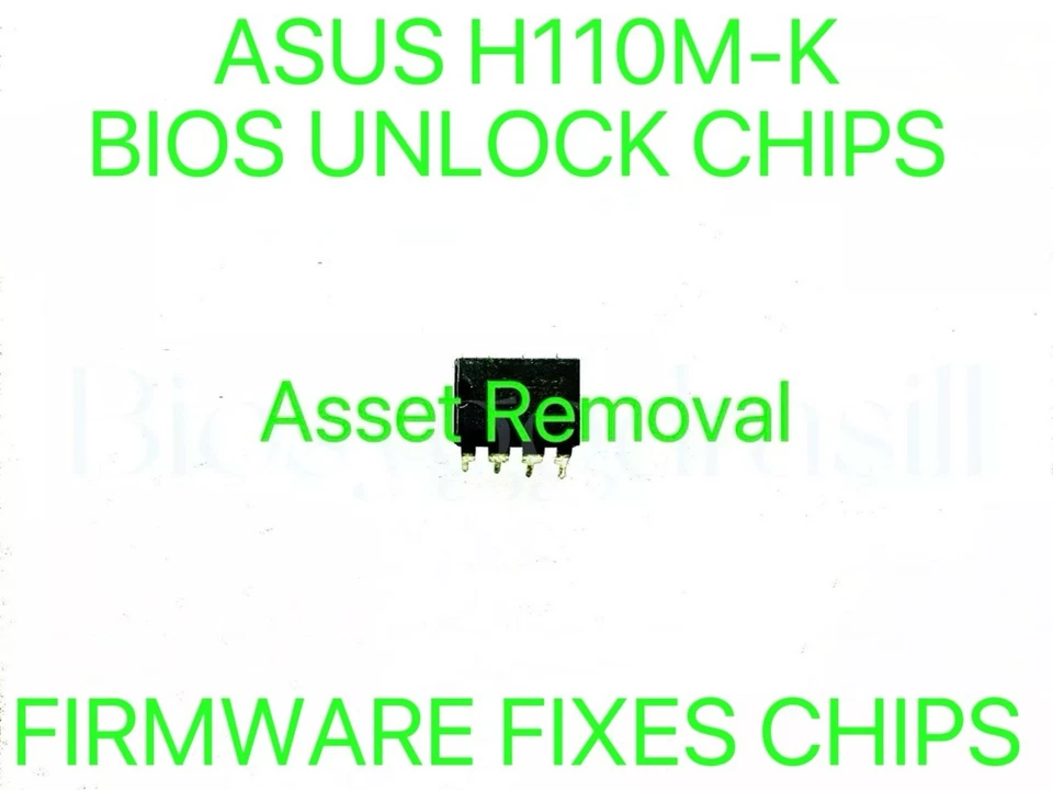 ASUS H110M-K, FIRMWARE SIN CONTRASEÑA CORRIGE CHIP BIOS ÚLTIMA VERSIÓN Foto 1 de 1