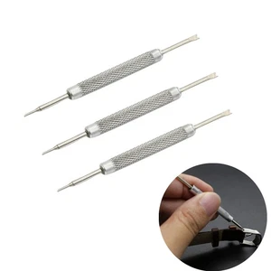 3Pcs Aluminum Alloy Watch Wristband Opener Spring Bar Remover Strap Adjust Tool - Picture 1 of 13