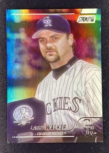 2022 Topps Stadium Club Larry Walker #40 Rainbow Foil /25 Rockies - Picture 1 of 2