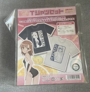A Certain Scientific Railgun Misaka Mikoto T-shirt Set Official Goods Japan - Picture 1 of 6