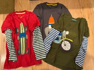 Mini Boden Boys 6-7 Long Sleeve Shirts Set Of 3 - Picture 1 of 8