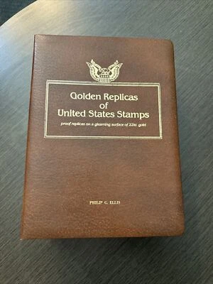 68 Golden Replicas of First Day Issue Stamps + Album - 22kt gold - 1983-1984 - Image 1 of 4