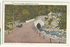 Mohawk Trail, MA Cold River Bridge, Creek Hiking Postcard 1920s VTG
