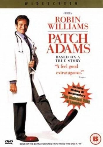 Patch Adams DVD (1999) Robin Williams, Shadyac (DIR) cert 12 Fast and FREE P & P - Image 1 of 2