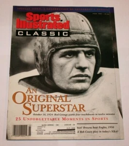 1991 Red Grange Sports Illustrated Magazine NFL NBA MLB HOF Yesterday's Heroes - Picture 1 of 1