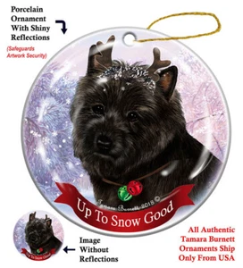 Up to Snow Good Ornament - Black Cairn Terrier - Bild 1 von 1