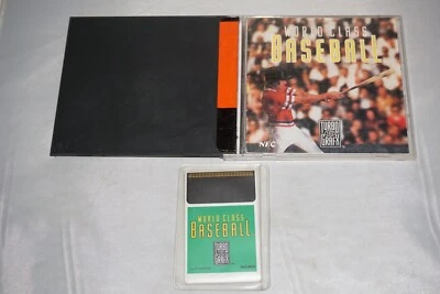World Class Baseball (Turbo Grafx 16 tg16) Complete in Case Turbografx  - Image 1 of 2