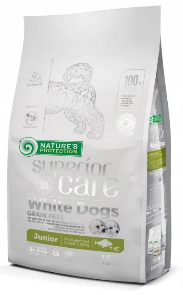 4771317458308 NATURE'S PROTECTION Superior Care White Dogs Grain Free Junio - Bild 1 von 1