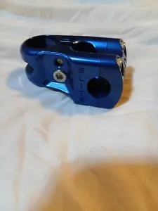 bmx stem 1 1/8 blue bullseye elite excellent condition - Picture 1 of 8