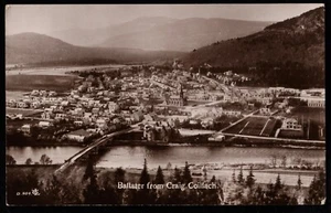 Ballater Bridge von Craig Coillach Schottland um 1925 RP aktuelle Serie Postkarte - Bild 1 von 2
