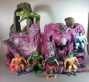 Vintage MOTU Masters of the Universe Snake Mountain 1983 He-Man lot 5 figures )) - Bild 1 von 12
