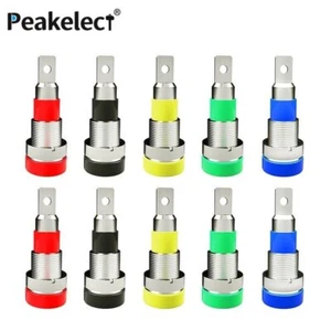 10PCS 28mm Terminal Block Binding Post 4mm Female Socket Connector 24A - Picture 1 of 6